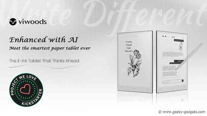 Experience true paper-like reading with the Viwoods AiPaper Carta 1300 E Ink Tablet