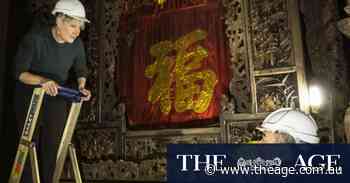 Acts of kindness as Chinese temple gutted by fire starts long rebuild