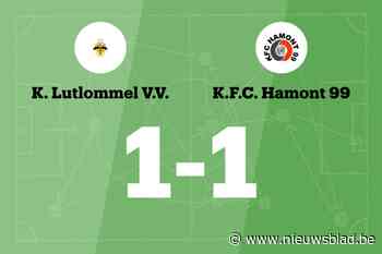 Lutlommel speelt gelijk tegen KFC Hamont 99