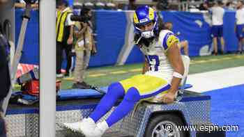 Sources: Rams WR Nacua could miss 5-7 weeks