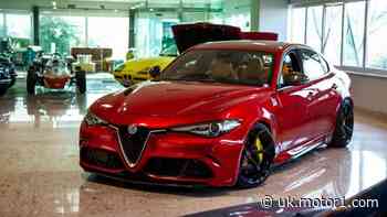 Alfa Romeo Giulia 2.0 tuned for Torino: Air suspension and dedicated alloy wheels