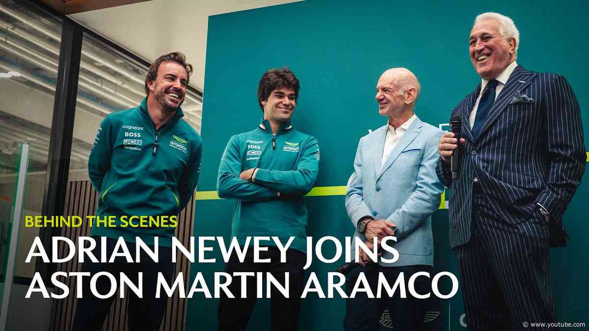 Behind the Scenes: Adrian Newey Joins Aston Martin Aramco