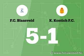 Blaasveld wint spektakelwedstrijd van Kontich B