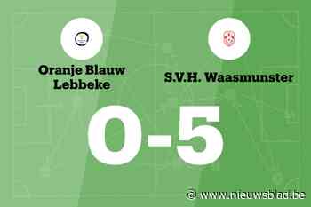 SVH Waasmunster overklast OB Lebbeke B