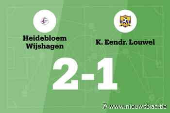 Wijshagen houdt Louwel B van overwinning