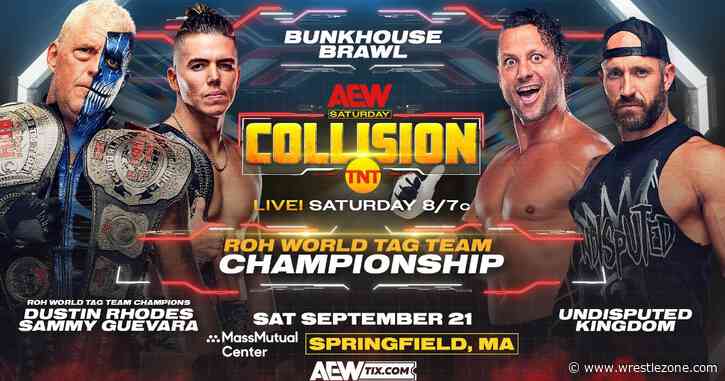 Bunkhouse Brawl For ROH Tag Titles Confirmed For 9/21 AEW Collision