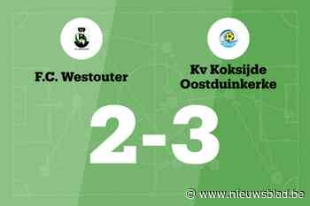 KV Koksijde Oostduinkerke B wint dankzij één goal verschil van FC Westouter