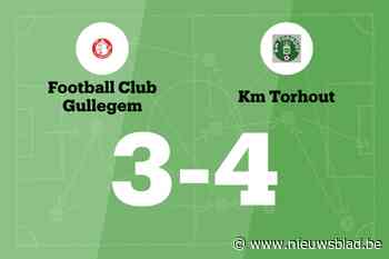 KM Torhout wint dankzij één goal verschil van FC Gullegem