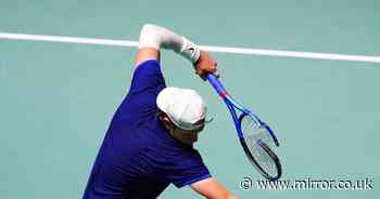 Jack Draper destroys his racket in epic tantrum during Davis Cup defeat