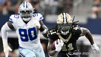 Alvin Kamara's 4 TDs have Saints in control vs. Cowboys