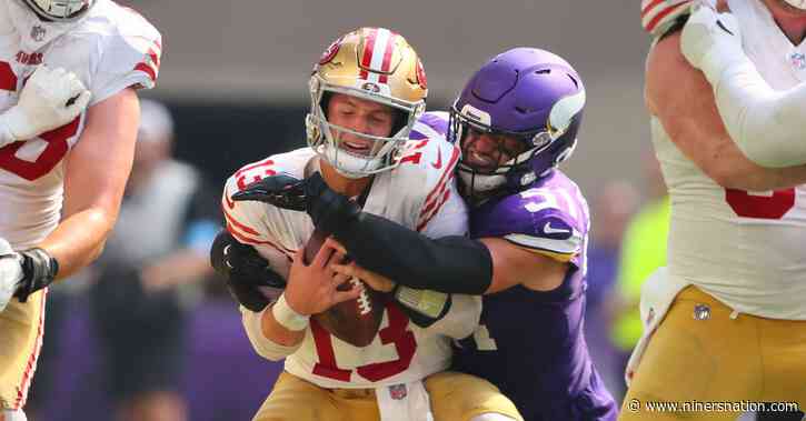 49ers make crucial mistakes in 23-17 road loss to Vikings