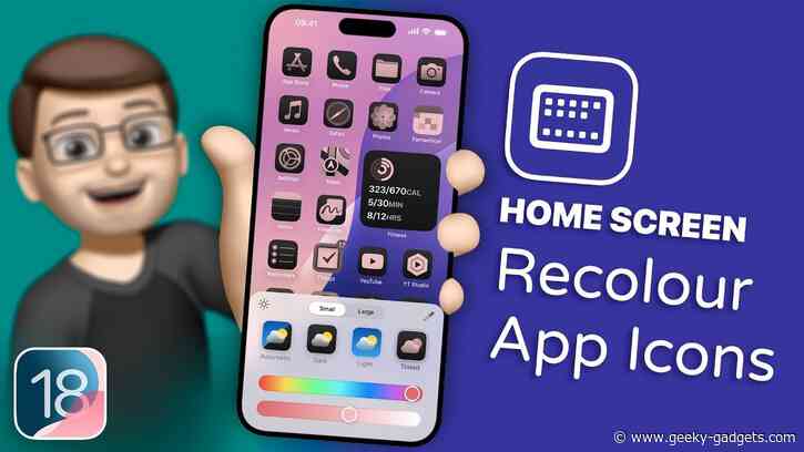 Personalize Your iOS 18 Home Screen with Custom Icon Colors