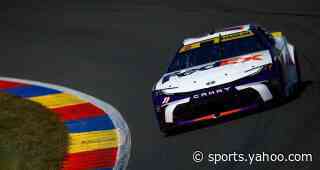 Denny Hamlin forced into wall late, derailing No. 11 playoff hopes at Watkins Glen