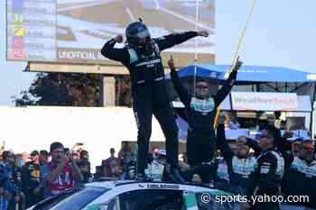 Buescher wins Go Bowling at The Glen with overtime pass