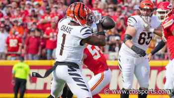 LOOK: Bengals' Ja'Marr Chase throws helmet after committing costly penalty vs. Chiefs