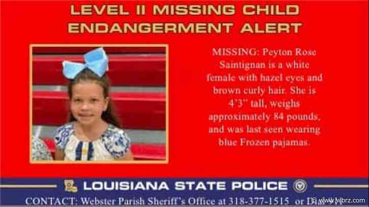 10-year-old girl missing from Webster Parish home