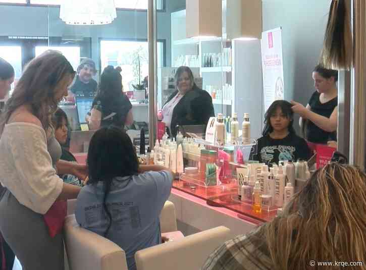 Albuquerque salon and Children's Cancer Fund treat cancer patients to makeovers