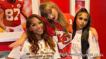 Taylor Swift celebrates Chiefs win with new WAG bestie Chariah Gordon after popstar didn't sit with Brittany again amid Donald Trump hate fallout