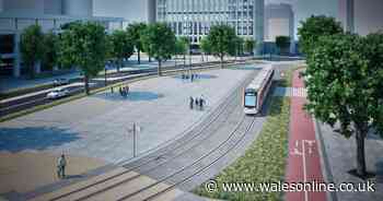 First images show the ?100m new tram route that will run through the middle of Cardiff