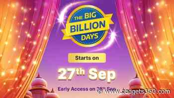 Flipkart Big Billion Days Sale 2024 to Start on September 27;  Offers Teased