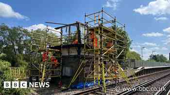 Historic signal box dismantled for relocation