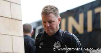 Eddie Howe's Newcastle United hierarchy message after uncomfortable shots of Paul Mitchell emerge