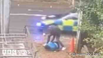 Police reviewing 'brutal' arrest caught on CCTV