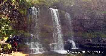 Walking down hidden path takes you to 'best waterfall in UK' with beautiful views