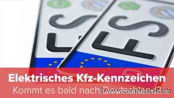 Elektrisches Kfz-Kennzeichen: Kommt es bald nach Deutschland?