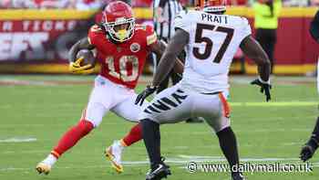 Chiefs suffer HUGE injury blow as star running back Isiah Pacheco fractures his fibula in win over Bengals