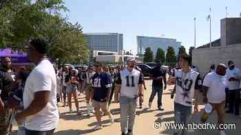 Cowboys fans pack AT&T Stadium for first home game of the season