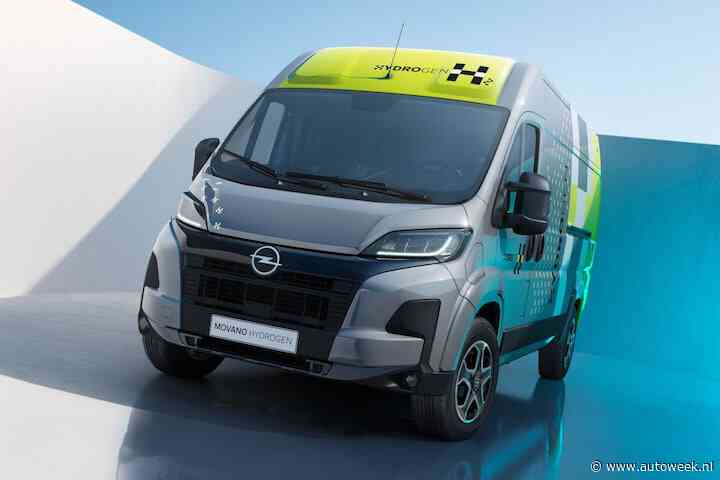 Opel Movano Hydrogen: waterstof tanken en 500 kilometer elektrisch rijden