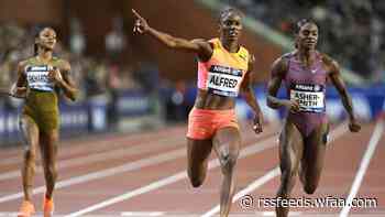 Dallas-native Sha'Carri Richardson falls short again to Julien Alfred in 100-meter rematch