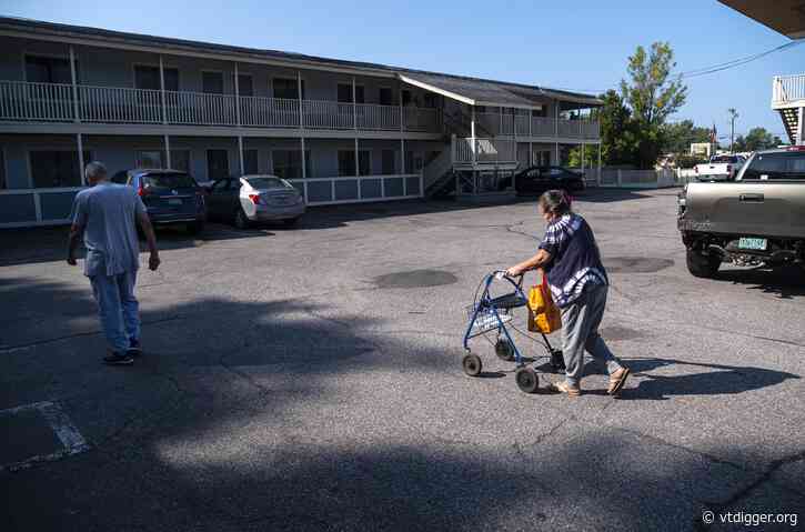 A new round of motel evictions began Sunday, leaving residents scrambling 