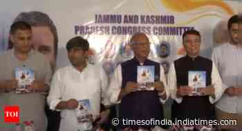 'Haath Badlega Halaat': Congress releases manifesto for upcoming J&K assembly elections