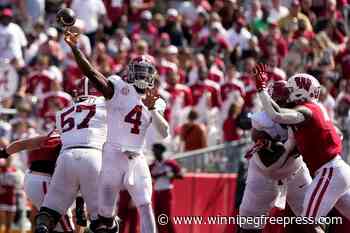 AP Player of the Week: Alabama’s Jalen Milroe has hand in 5 TDs against Wisconsin and 14 for season