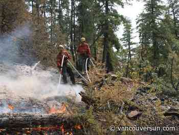 B.C. commits to earlier, enhanced pensions for wildfire fighters