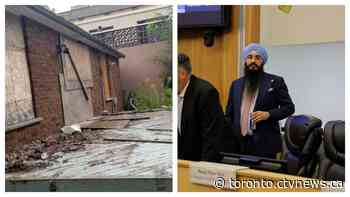 Demolition permit issued for derelict Brampton building at centre of standoff with city councillor