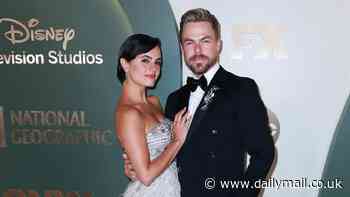 Derek Hough's wife Hayley Erbert dazzles in a flirty dress at an Emmy party... 9 months after brain surgery