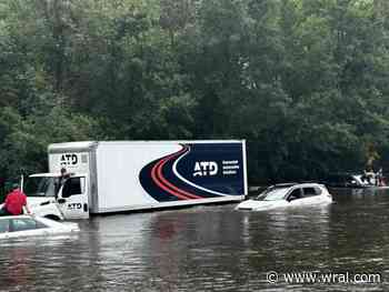 Photos: Life-threatening flooding at NC coast from Potential Tropical Cyclone #8