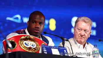 Daniel Dubois says 'the momentum is with me' despite being the bookies' underdog in Saturday's all-British world heavyweight title clash with Anthony Joshua