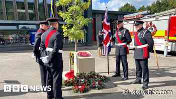 Firefighters killed in city blast remembered