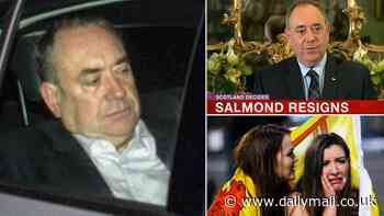 Salmond had planned his victory speech... but knew the game was up when the first result was announced