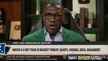 Shannon Sharpe returns to ESPN for the first time since accidental sex video on Instagram Live - as he continues to cash in on awkward moment