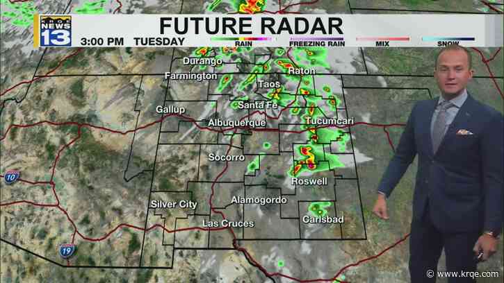 More storms Tuesday in parts of New Mexico