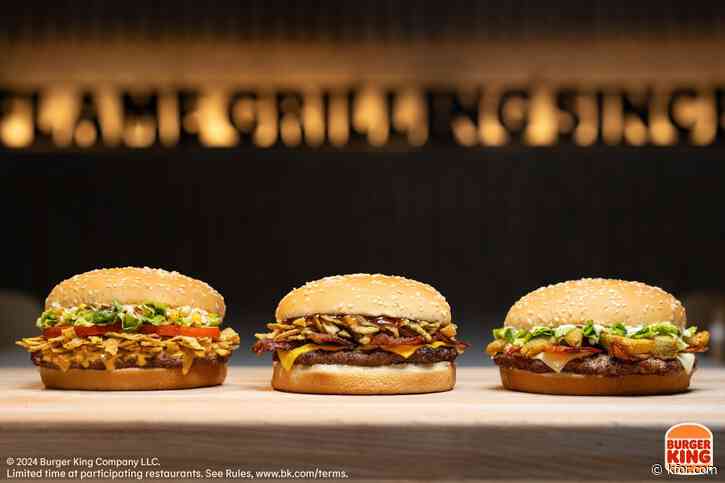 Burger King unveils 3 new Whopper sandwiches created by fans