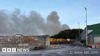 Firefighters tackle mattress blaze at Aberdeen recycling centre