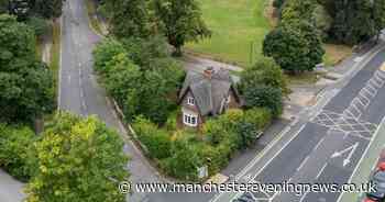 House that sits in middle of busy junction next to racecourse hits market for £350,000