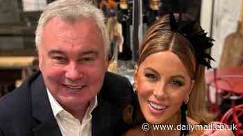 Kate Beckinsale finally meets her idol Eamonn Holmes following years of being 'social media friends' after she appeared in THAT hilarious mask snap