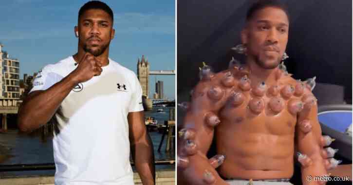 Anthony Joshua explains viral cupping therapy video that left fans baffled